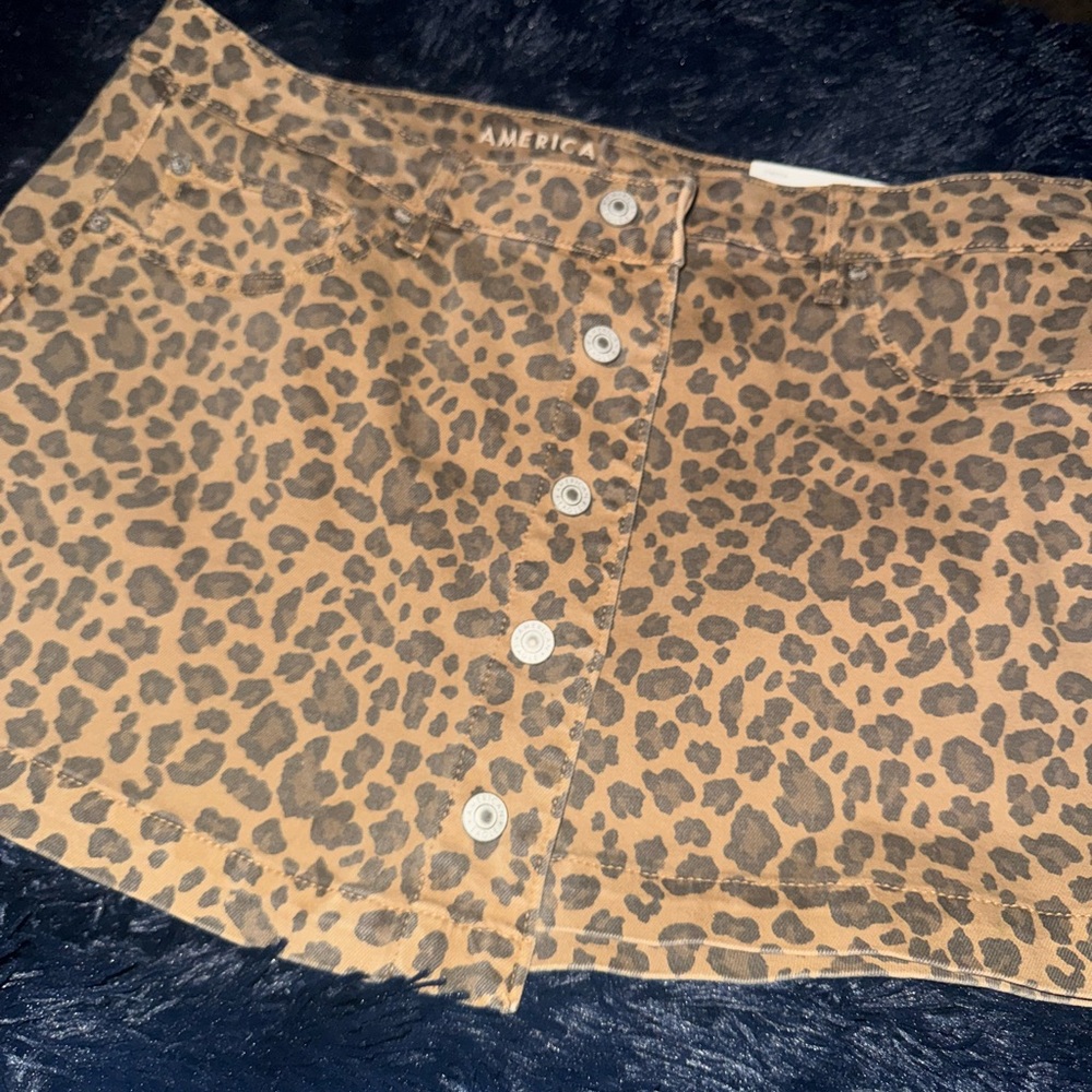 American Eagle Outfitters Tan Cream Mini Skirt Night Out